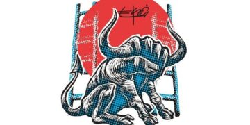 EL TORO Y EL GANADERO EMBISTEN AL INE