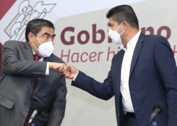 COORDINACIÓN, DISPOSICIÓN Y TRABAJO CONJUNTO EN BENEFICIO DE LAS Y LOS POBLANOS, ACUERDAN BARBOSA HUERTA Y RIVERA PÉREZ