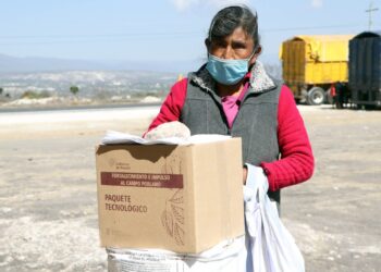 En 2022, Gobierno de Puebla fortalece a productores con paquetes tecnológicos