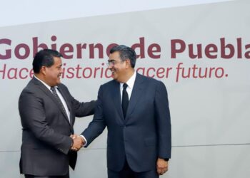 PUEBLA ESTÁ FIRME, NO SE DETIENE, CONTINÚA AVANZANDO: SALOMÓN CÉSPEDES