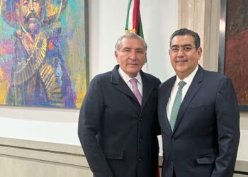 Gobernador de Puebla se reúne con titular de Segob, reitera compromiso con el Presidente López Obrador