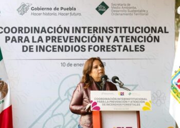 FORTALECE GOBIERNO DE PUEBLA ESTRATEGIAS PARA CUIDAR MEDIO AMBIENTE Y COMBATIR INCENDIOS FORESTALES