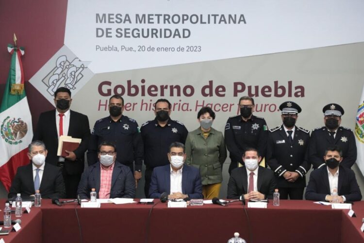 LLAMA GOBERNADOR DE PUEBLA A ALCALDES DE LA ZONA METROPOLITANA A REFORZAR SEGURIDAD Y PERCEPCIÓN DE TRANQUILIDAD