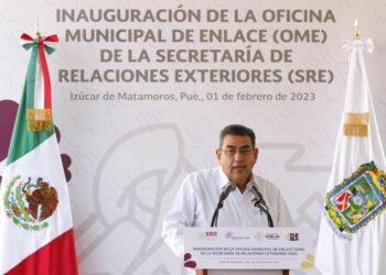 En Puebla, Céspedes Peregrina inaugura oficina municipal de enlace de la SRE