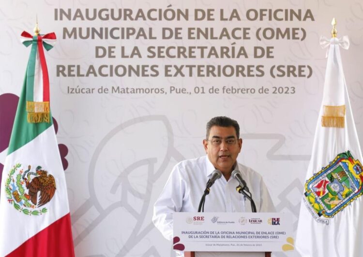 En Puebla, Céspedes Peregrina inaugura oficina municipal de enlace de la SRE