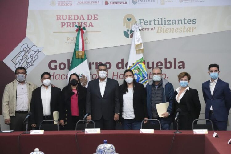 Anuncian estado de Puebla y Federación entrega de apoyos del programa “Fertilizantes para el Bienestar”