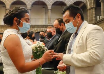 CON CELEBRACIÓN DE MATRIMONIOS GRATUITOS, GOBIERNO DE PUEBLA OTORGA CERTEZA JURÍDICA A PAREJAS