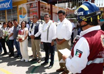 Fortalece Puebla cultura de prevención ante sismos; Gobernador Sergio Salomón Céspedes encabeza Primer Simulacro Nacional