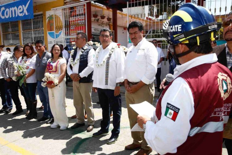 Fortalece Puebla cultura de prevención ante sismos; Gobernador Sergio Salomón Céspedes encabeza Primer Simulacro Nacional