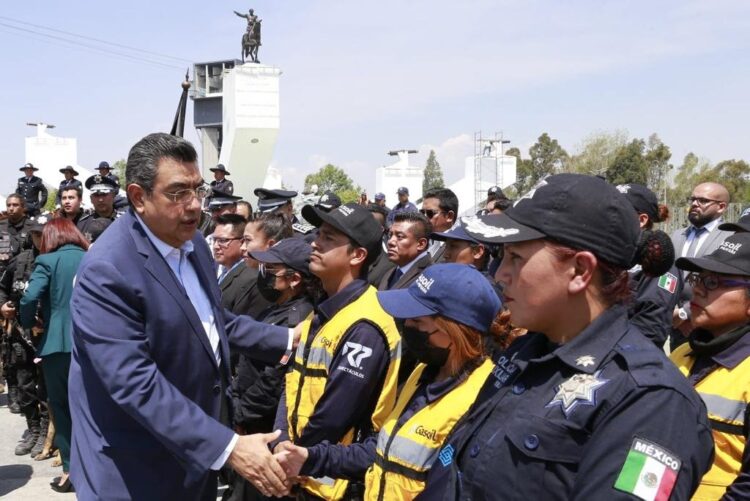 IMPLEMENTA GOBIERNO DE SERGIO SALOMÓN CÉSPEDES OPERATIVO “FERIA PUEBLA SEGURA 2023”