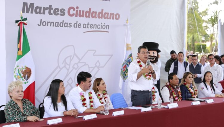 GOBIERNO DE PUEBLA, AL SERVICIO DE LAS Y LOS CIUDADANOS: SERGIO SALOMÓN CÉSPEDES