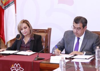 Firman Puebla y Tlaxcala convenio para reforzar seguridad y coordinación para prevenir y combatir la delincuencia