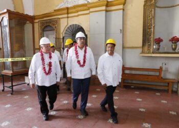 Comprometido Puebla en finalizar restauración de inmuebles históricos afectados por sismos: Sergio Salomón Céspedes