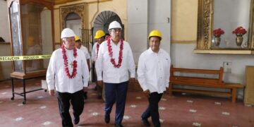 Comprometido Puebla en finalizar restauración de inmuebles históricos afectados por sismos: Sergio Salomón Céspedes
