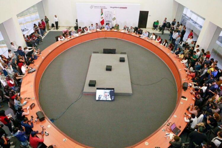 Con Federación y municipios, Gobierno de Puebla fortalece prevención ante actividad del Popocatépetl: Sergio Salomón Céspedes