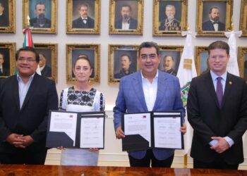 “Puebla y Ciudad de México nos unimos para progresar juntos”: Sergio Salomón Céspedes