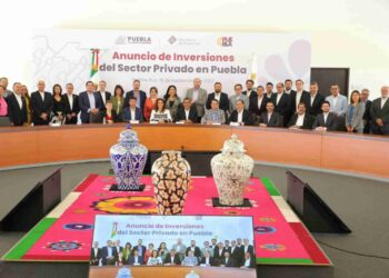 INVERSIONES EN PUEBLA ASCIENDEN A MÁS DE 3 MIL MILLONES DE DÓLARES; TENEMOS PAZ SOCIAL Y LABORAL: SERGIO SALOMÓN