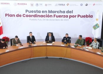 ANUNCIA SERGIO SALOMÓN PLAN DE COORDINACIÓN “FUERZA POR PUEBLA”; SEMAR SE SUMARÁ AL COMBATE A LA DELINCUENCIA