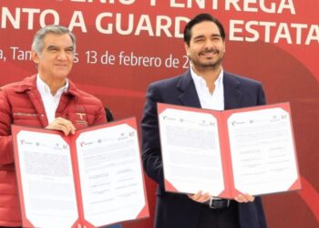 REFUERZA GOBERNADOR SEGURIDAD EN LA FRONTERA TAMAULIPECA; ENTREGA PATRULLAS Y DESPLIEGA MÁS POLICÍAS
