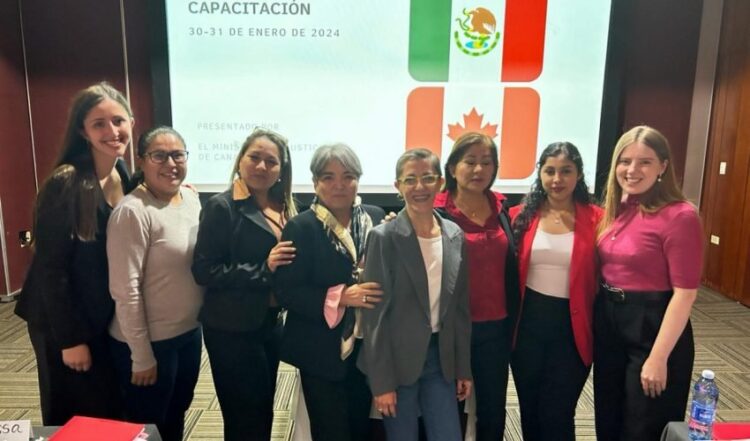 Imparte Ministerio de Justicia de Canadá capacitación a personal de la SSPT