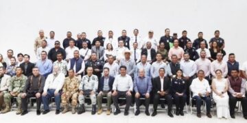 Fortalecen autoridades estatales, federales y municipales acciones de seguridad en Sierra Norte