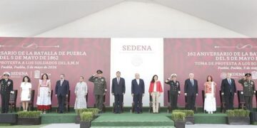Conmemora Puebla 162 aniversario de la Batalla del 5 de Mayo