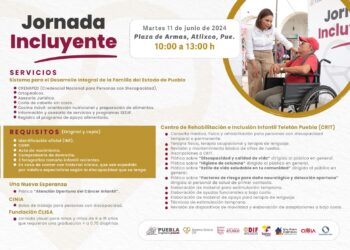 Anuncia SEDIF Jornada Incluyente en Atlixco