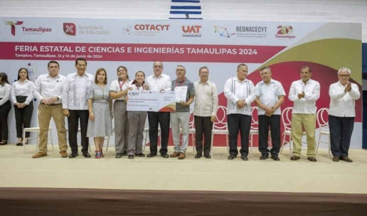 PREMIAN A GANADORES DE LA FERIA ESTATAL DE CIENCIA E INGENIERÍAS TAMAULIPAS 2024
