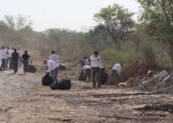 SE UNEN LAS Y LOS TAMAULIPECOS A JORNADA ESTATAL DE LIMPIEZA