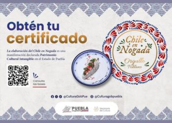 Emite gobierno de Puebla certificación “Chile en Nogada, Orgullo Poblano”