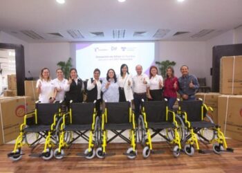 Recibe DIF Tamaulipas sillas de ruedas donadas por Fundación Teletón