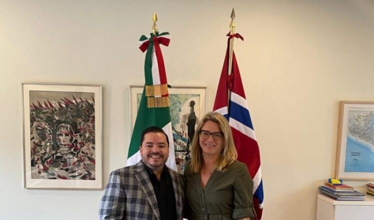 SEDENER estrecha acercamiento con la Embajada de Noruega en México