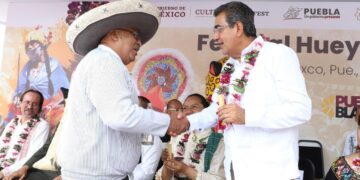 El gobernador Sergio Salomón presidió la edición 59 del Festival Huey Atlixcáyotl