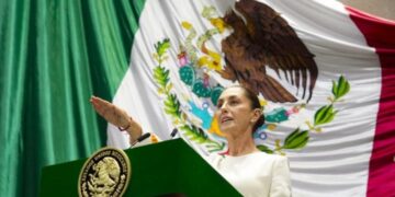 Asiste Américo Villarreal a toma de posesión de Claudia Sheinbaum