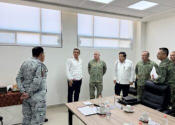 Supervisan titular de la Sedena y gobernador avance de la Agencia Nacional de Aduanas en Nuevo Laredo