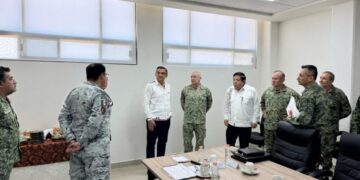 Supervisan titular de la Sedena y gobernador avance de la Agencia Nacional de Aduanas en Nuevo Laredo