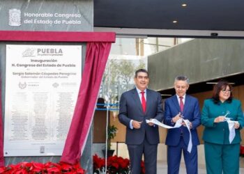 “ANTES PATRIA QUE PARTIDO”, PUEBLA CUENTA CON NUEVA SEDE DEL CONGRESO; REPRESENTA LA RECONCILIACIÓN Y UNIDAD: SERGIO SALOMÓN