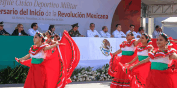 Encabeza Américo Villarreal desfile por el 114 Aniversario del Inicio de la Revolución Mexicana