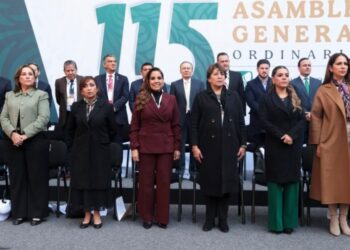 Participa gobernador Américo Villarreal en la Asamblea General Ordinaria del IMSS