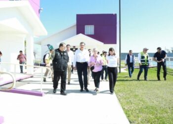 Supervisan Américo y María, sitio adecuado para albergar migrantes deportados