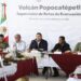 Presenta SEGOB Programa Especial para Contingencias del volcán Popocatépetl