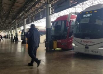 Mantiene Guardia Estatal vigilancia en Centrales de Autobuses de Tamaulipas