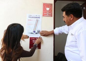 Colocan “Violentómetro” en la Secretaría de Bienestar