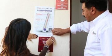 Colocan “Violentómetro” en la Secretaría de Bienestar