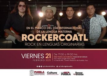 Gobierno de Puebla anuncia concierto gratuito de rock en náhuatl