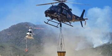 Personal de diferentes instancias trabajan en liquidación de 4 incendios activos en Puebla