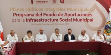 Impulsa Américo Villarreal proyectos municipales de infraestructura hídrica