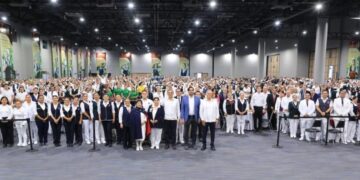 Celebra Américo Villarreal a cerca de 3 mil profesionales de la enfermería en Tamaulipas