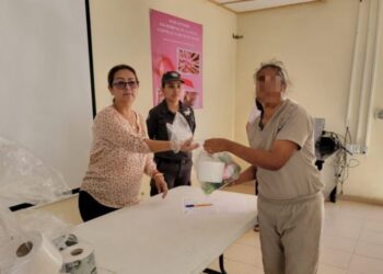 Reciben mujeres del CEDES Reynosa artículos de higiene y fórmulas lácteas para sus hijos e hijas