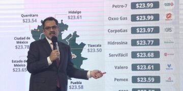 Precio de la gasolina sigue bajando; Profeco reporta promedio nacional de $23.56 por litro
